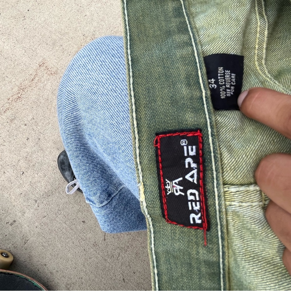 Red ape jeans